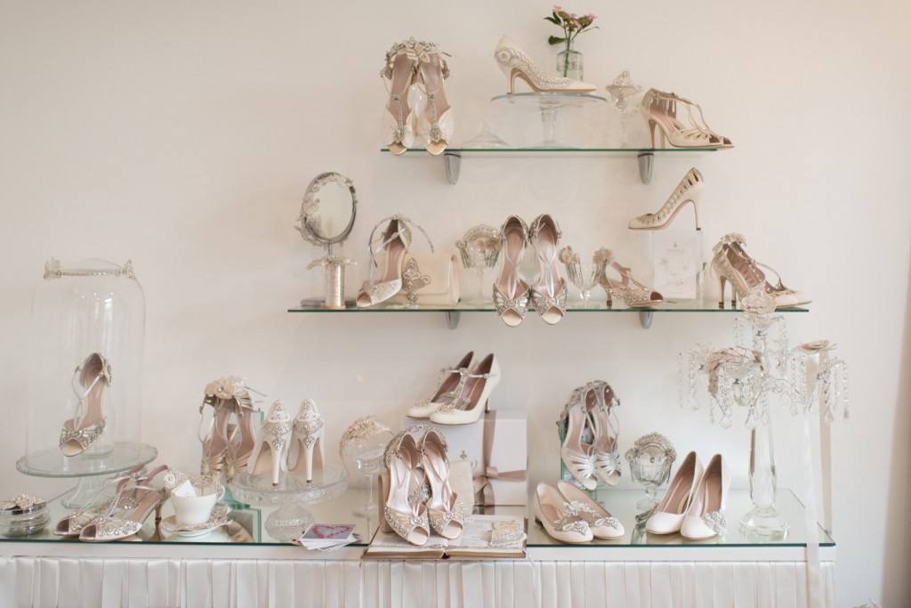 Emmy's London store is shoe heaven for brides to be, as well as mothers of the bride and attendants