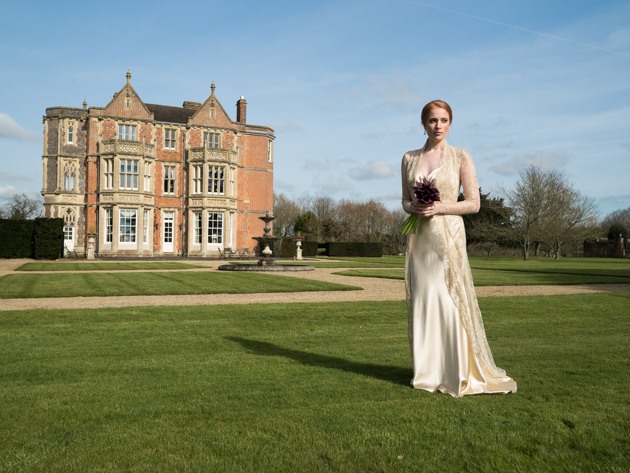 The State of Grace wedding gown, showcased at Wickham House