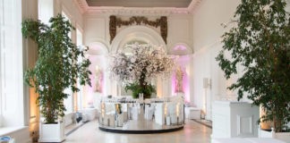 Q: We want to create a themed wedding party that strikes the right balance between originality and formality as we have older guests in the mix who need to feel comfortable. What would you advise?