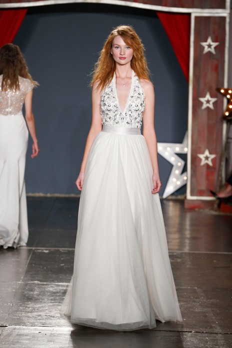 Bridal glamour to go at the Jenny Packham New York catwalk show