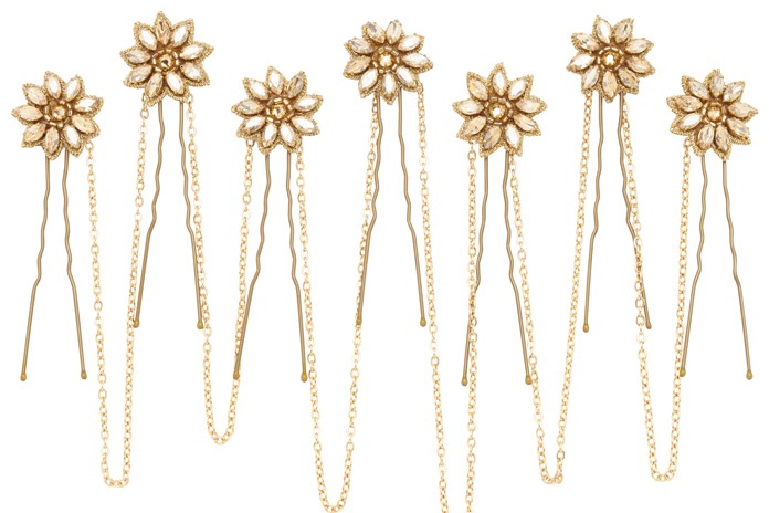 How to work it: Going for gold wedding accessories