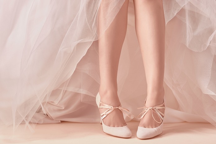 Put on the glitz with wedding shoes that sparkle