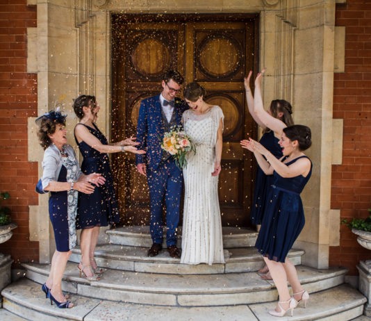 Real wedding: Studio glamour in the heart of London