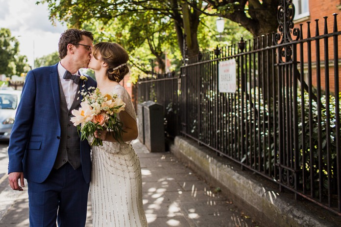 Real wedding: Studio glamour in the heart of London