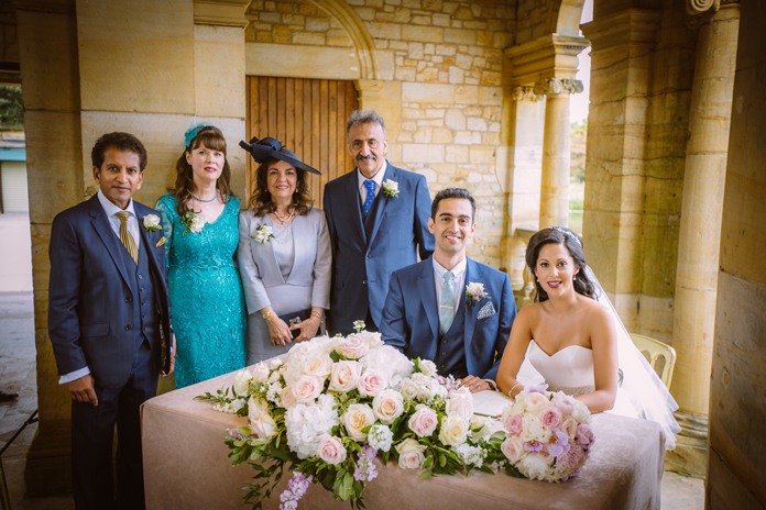 Real wedding: A fairytale party at Hever Castle