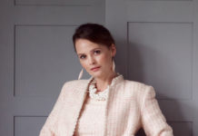 Cut above: Lalage Beaumont's effortless style for mother of the bride and VIP guest