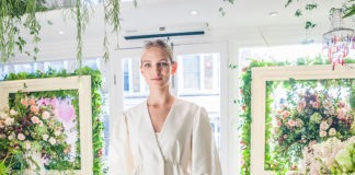 Lavender Green offers a fabulous floral space for wedding parties