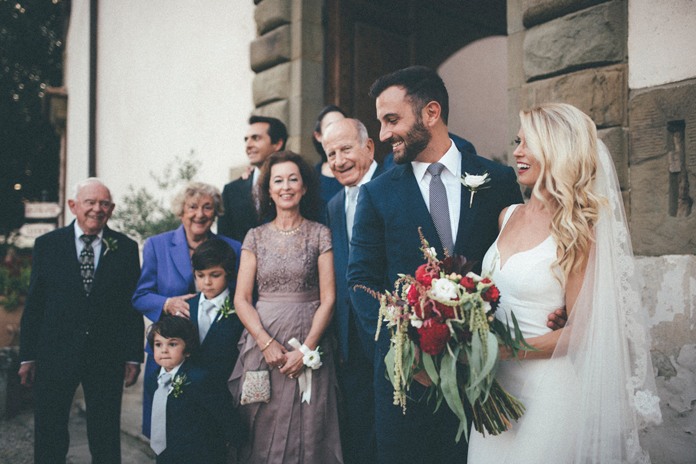 Real wedding: Paradise party in Chianti