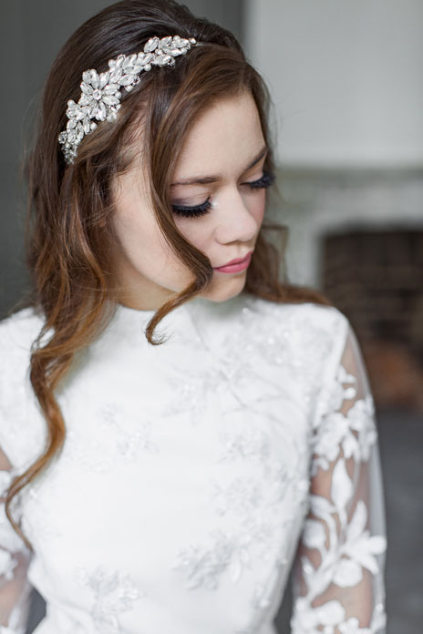 Crowning glory: Team Glam tips for using wedding day hair accessories