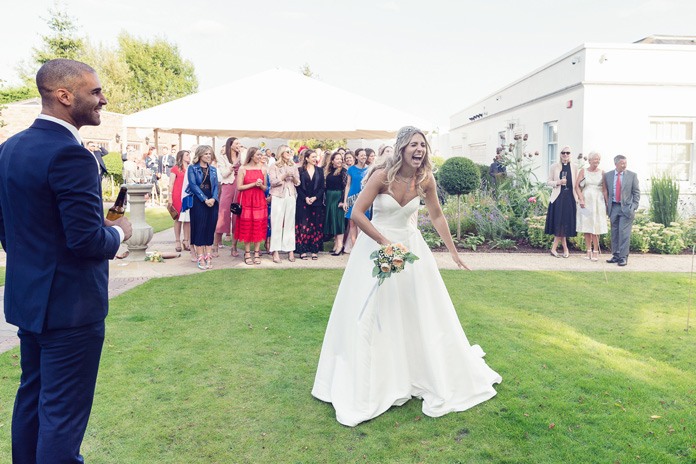 Real wedding: Garden glamour for a summer wedding
