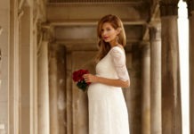Maternity smart: Glamorous options for bridesmaids with a baby on board