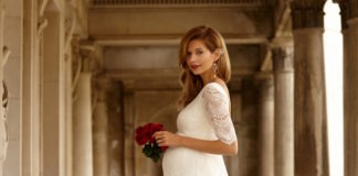 Maternity smart: Glamorous options for bridesmaids with a baby on board