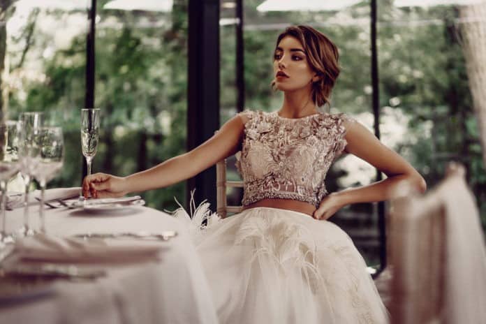 Bridal trend: Just add sparkle with these high-glamour wedding gowns
