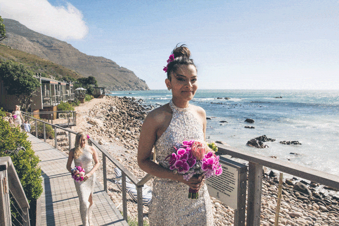 Real wedding: A flower-filled celebration on the Cape