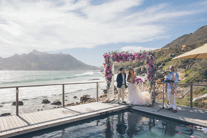 Real wedding: A flower-filled celebration on the Cape