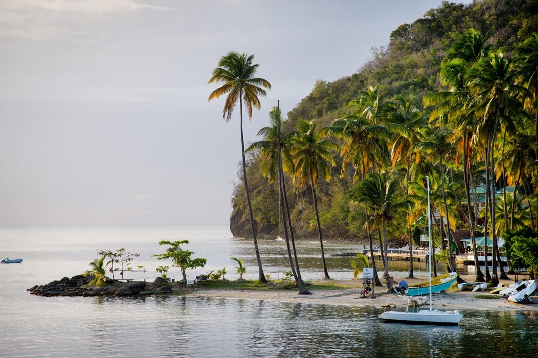 The perfect island life at Marigot Bay