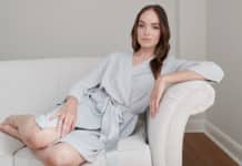 Georgina Keeley and TH&TH collaborate for a limited-edition bridal robe
