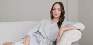 Georgina Keeley and TH&TH collaborate for a limited-edition bridal robe
