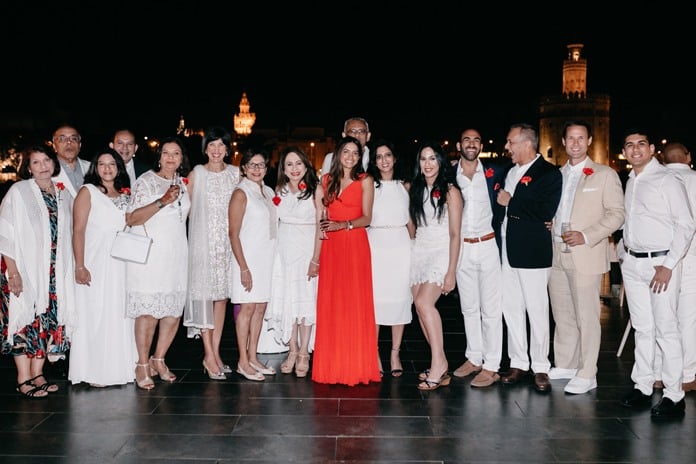Real wedding: Ibiza fiesta