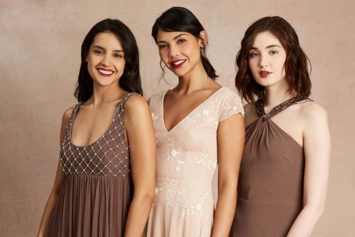Glitz team: Bridesmaid gowns with high style