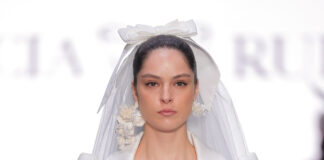 Tailored bride: Modern glamour with a sharp cut