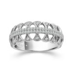 4545885 Emmy London Palladium 0.25 carat diamond ring ú999.00