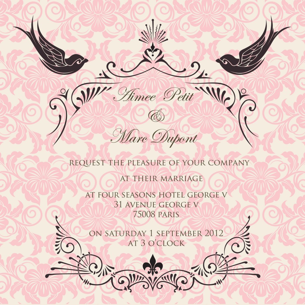 6. Anayana French fantasy_wedding invitation6_from £4_ananyacards.com
