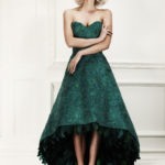8. SUZIE TURNER Emerald green feather gown copy